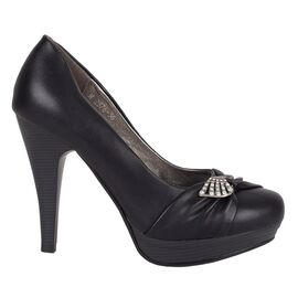 Pantofi de dama cu platforma negri TM2376-N, Marime: 36, 