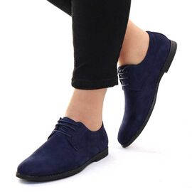 ​Pantofi de dama cu talpa joasa potriviti stilului business casual 9G676A-BLUE, Marime: 38, 