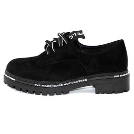 ​Pantofi casual de dama cu siret A1061-1-BLACK, Marime: 38**, 