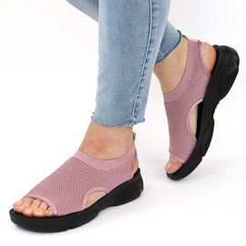 ​Sandale casual de dama,comode si usoare 5611-PINK, Marime: 38, 