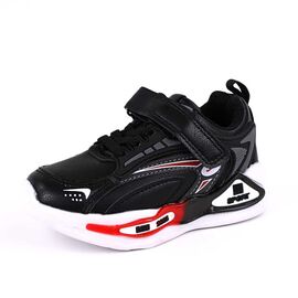 Sneakers  confortabil, pentru copii, cu talpa usoara N225-BLACK, Marime: 21, 