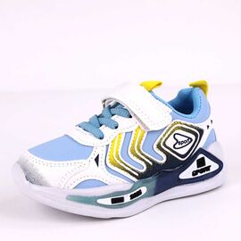Sneakers  confortabil, pentru copii, cu talpa usoara V2025-LT.BLUE, Marime: 21, 