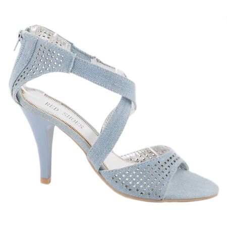 Sandale albastre de dama 1040-3L-B, Marime: 37, 