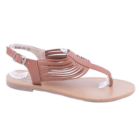 Sandale de dama comode camel 8839-85C, Marime: 39, 