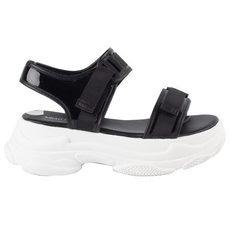 Sandale dama cu platforma PM36-1-BLACK, Marime: 36, 